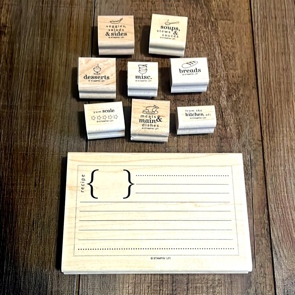 Stampin' Up! Recipe Stamp Set